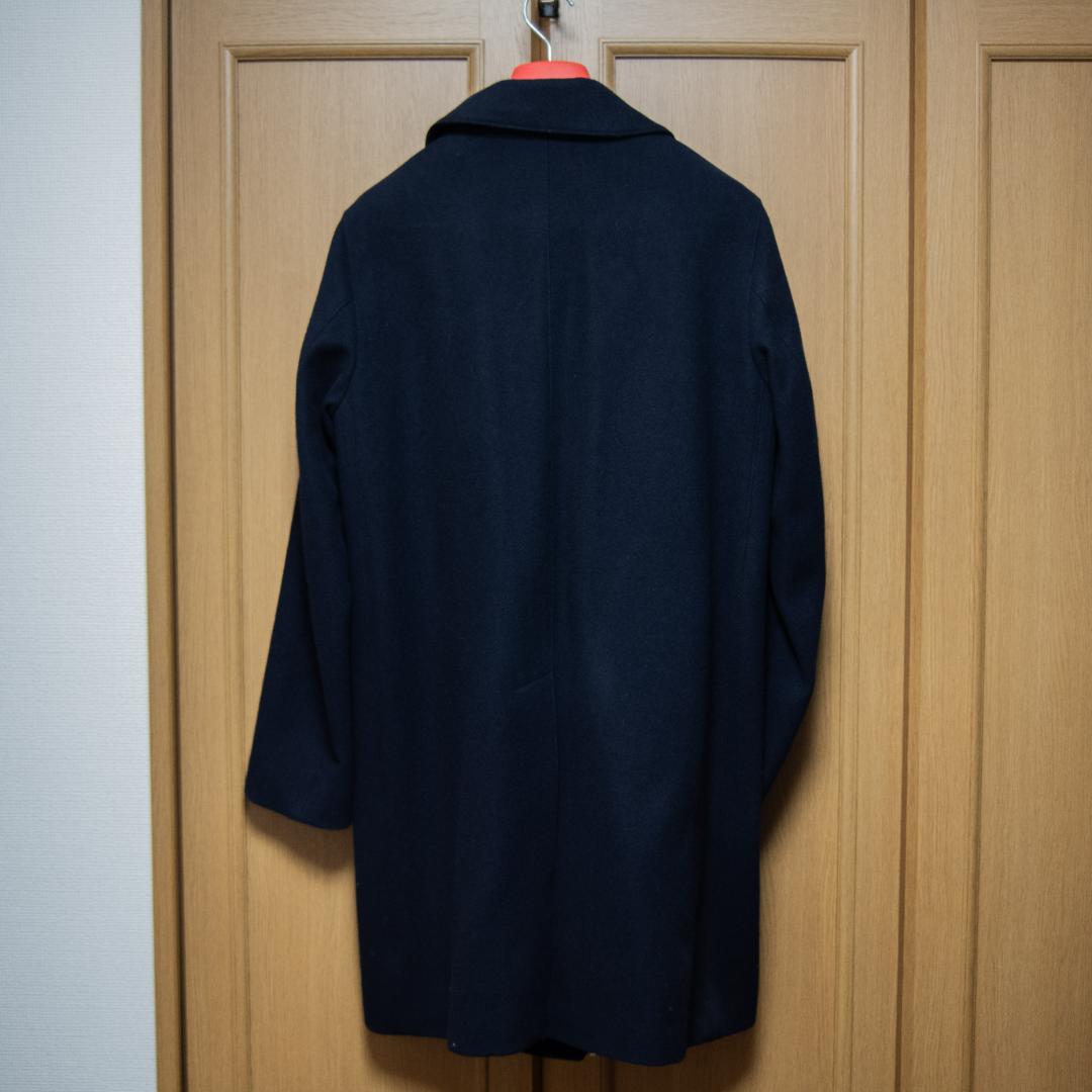 【美品】MACKINTOSH ネイビー ウールメルトンステンカラーコート38