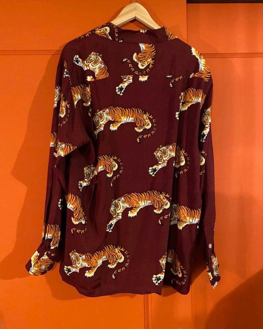 ワコマリア×TIM LEHI タイガーアロハHAWAIIAN SHIRT