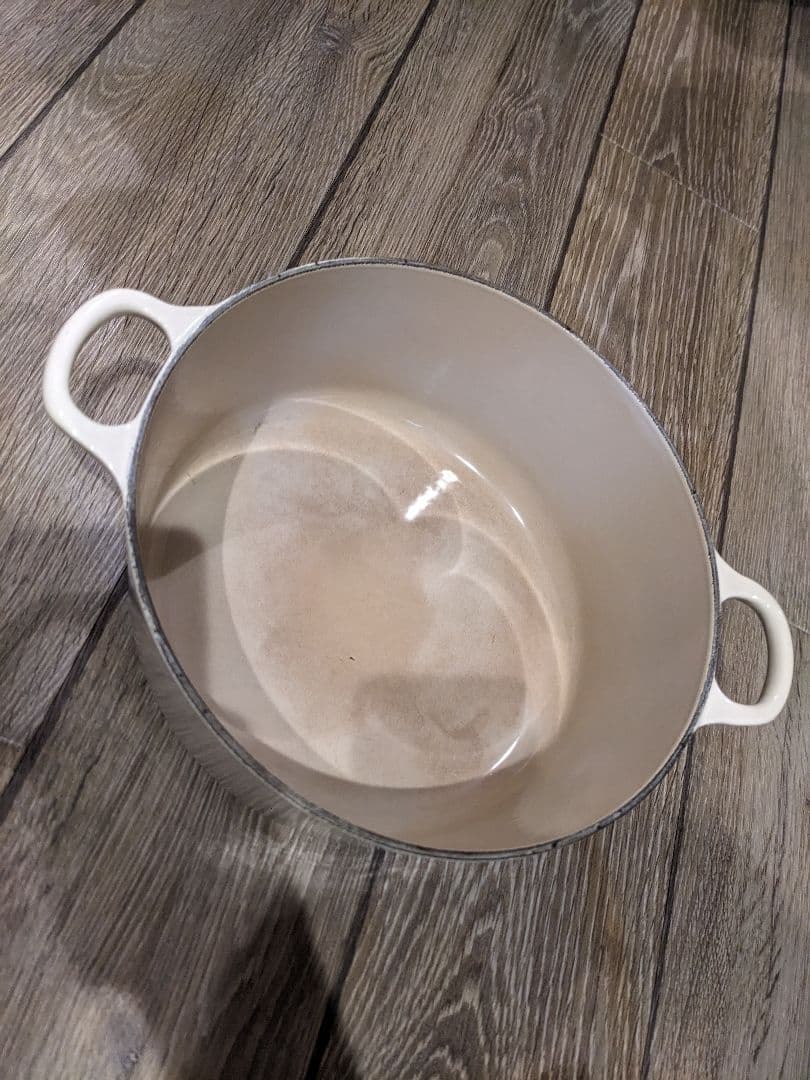 箱付き LE CREUSET 鋳鉄製 24 DUNE ココットロンド 希少カラー