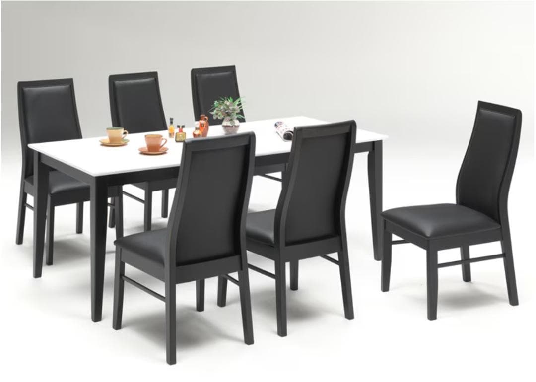 MBR DC OTL　6脚　ダイニングチェア　ブラック