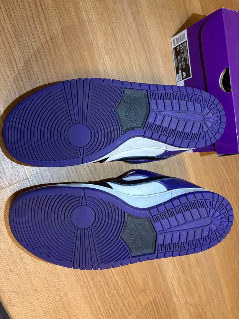 靴 NIKE SB DUNK LOW \"COURT PURPLE\" 28.5cm