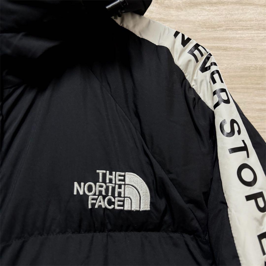 超美品 ノースフェイス ホワイトレーベル ロングダウン 黒 ブラック M