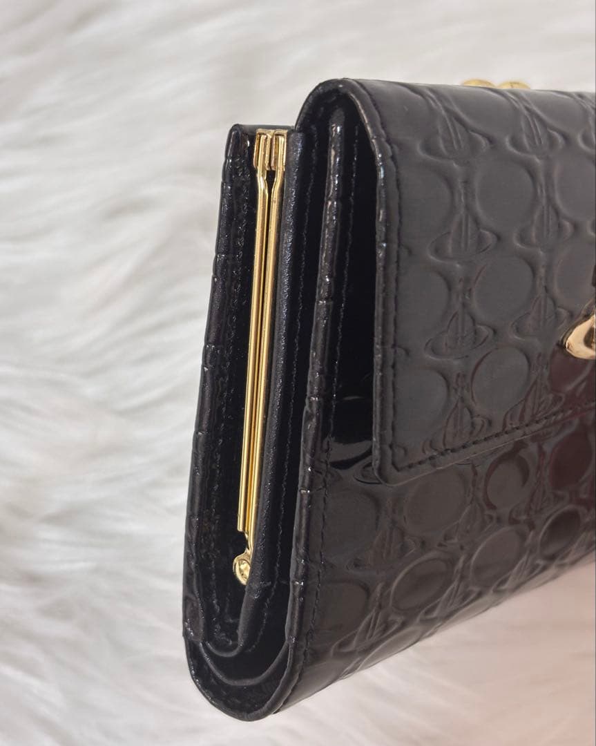 【美品】Vivienne Westwood OVALORB口金二つ折り財布