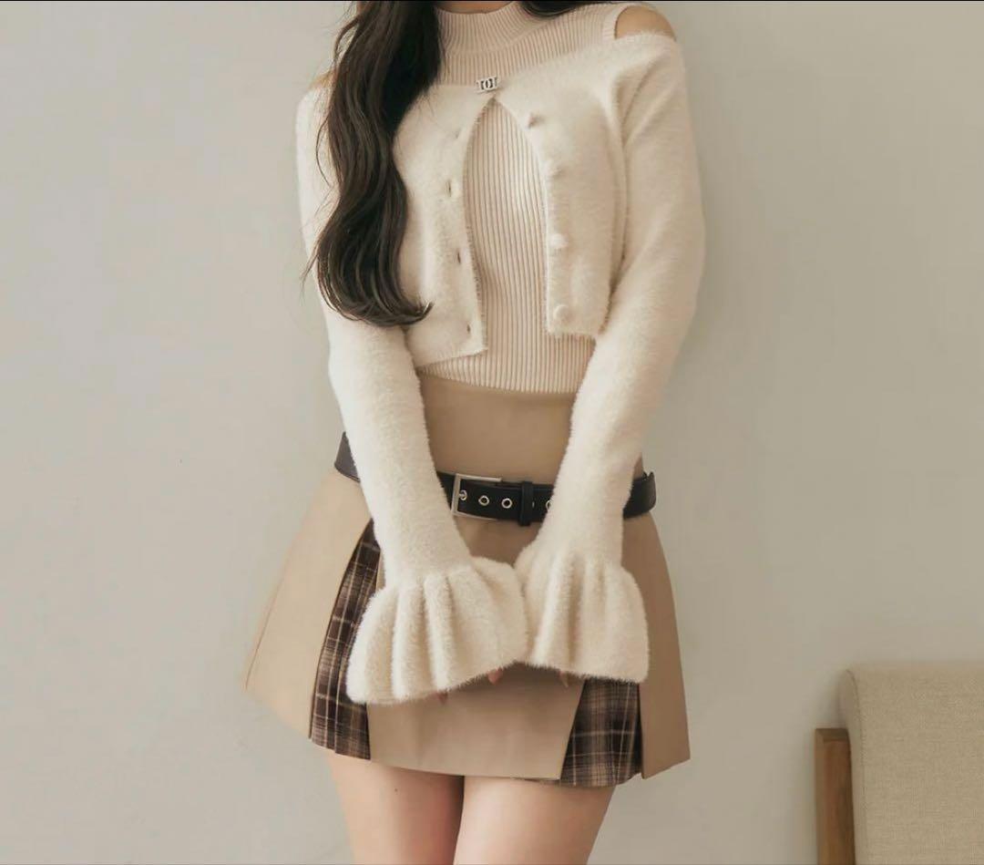 Darich アンサンブルシャギーニットトップス