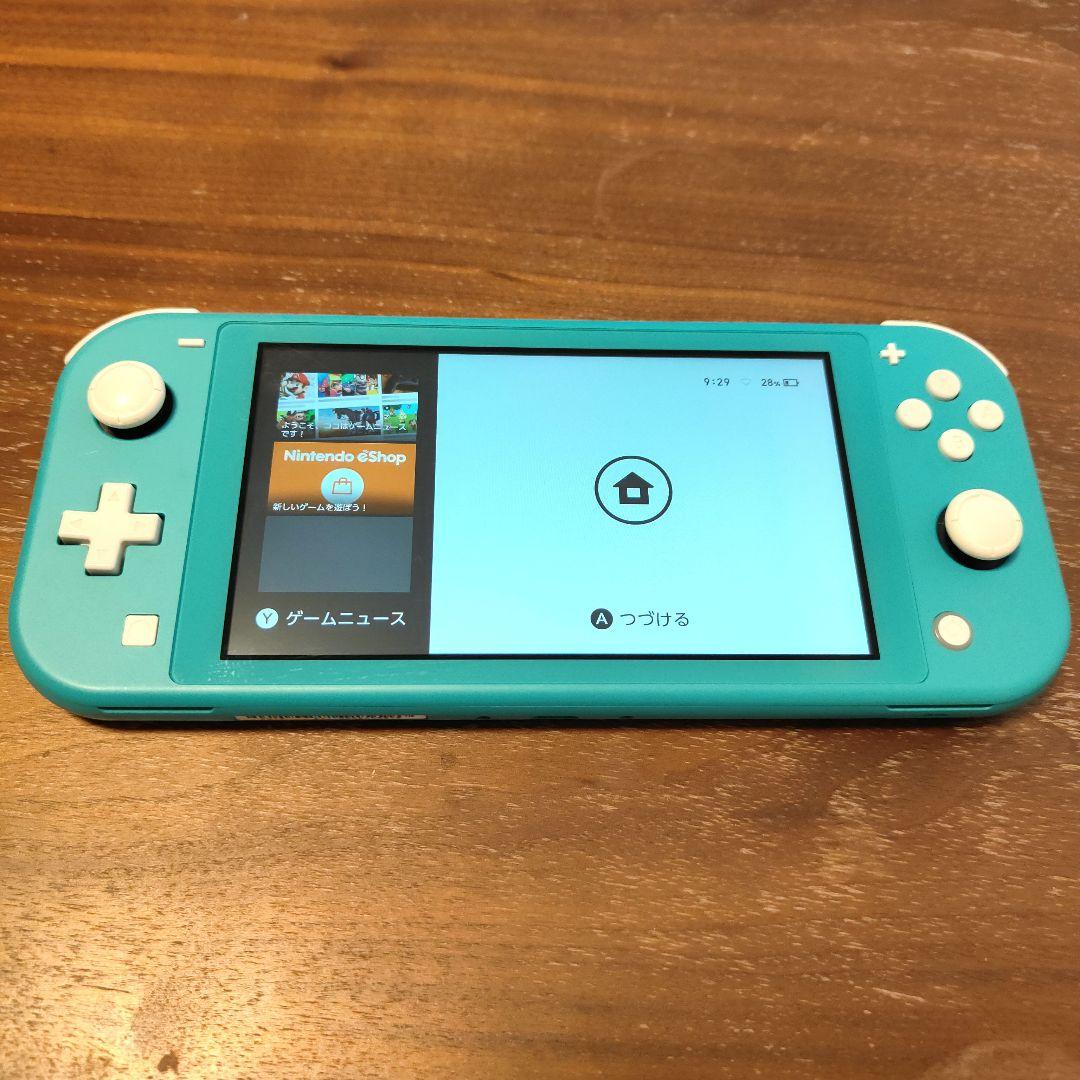 Nintendo Switch Lite ターコイズ 本体のみ カセット付き