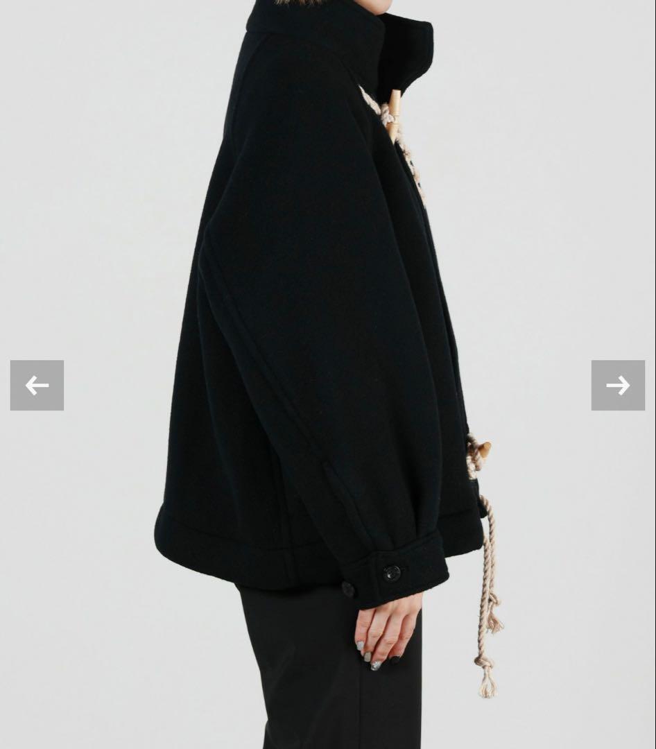 25AW【HYKE】 DOUBLE FACE DUFFEL JACKET