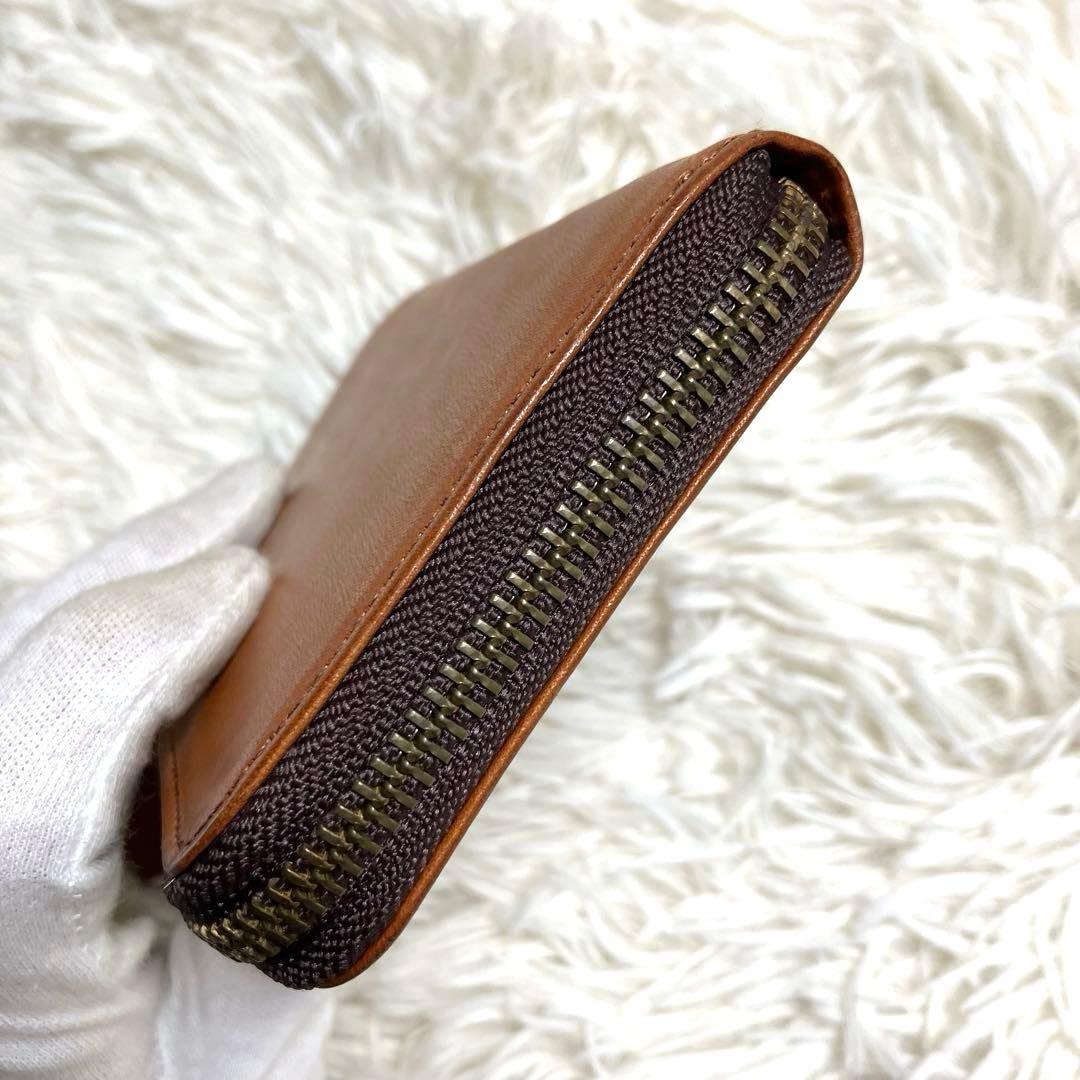 スロウ L字ファスナー コンパクトウォレットカードケース 本革