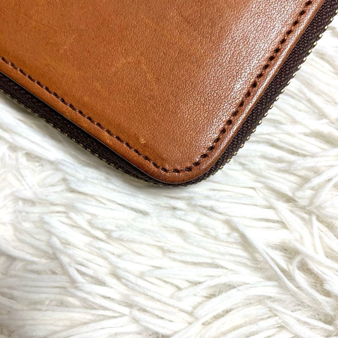 スロウ L字ファスナー コンパクトウォレットカードケース 本革
