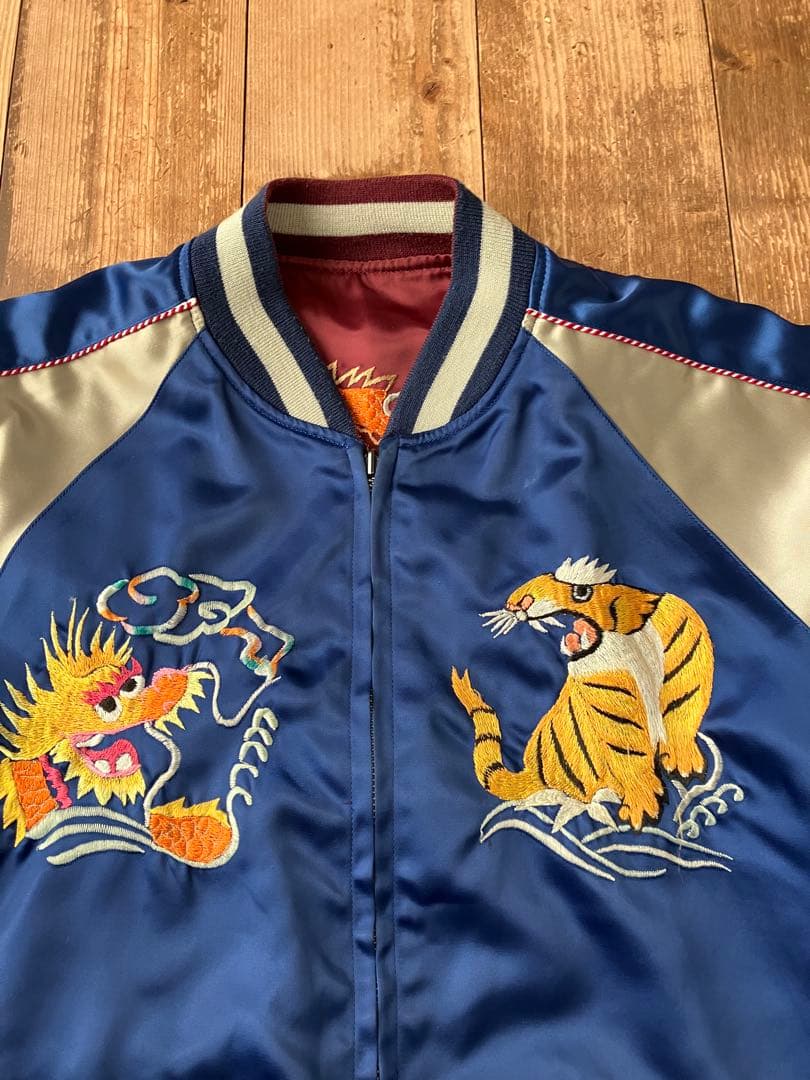 CAB CLOTHING キャブクロージング リバーシブルスカジャン 00s M