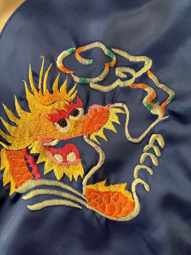 CAB CLOTHING キャブクロージング リバーシブルスカジャン 00s M