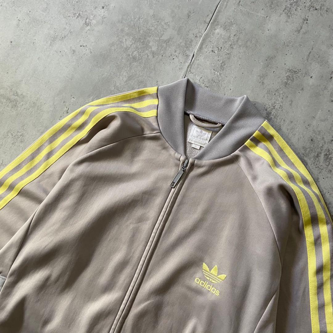 00s 古着 adidas トラックジャケット トレフォイル刺繍 希少カラー L