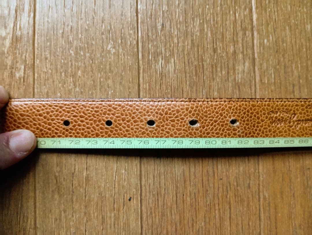 b*1様 エドワードグリーン製レザーベルト