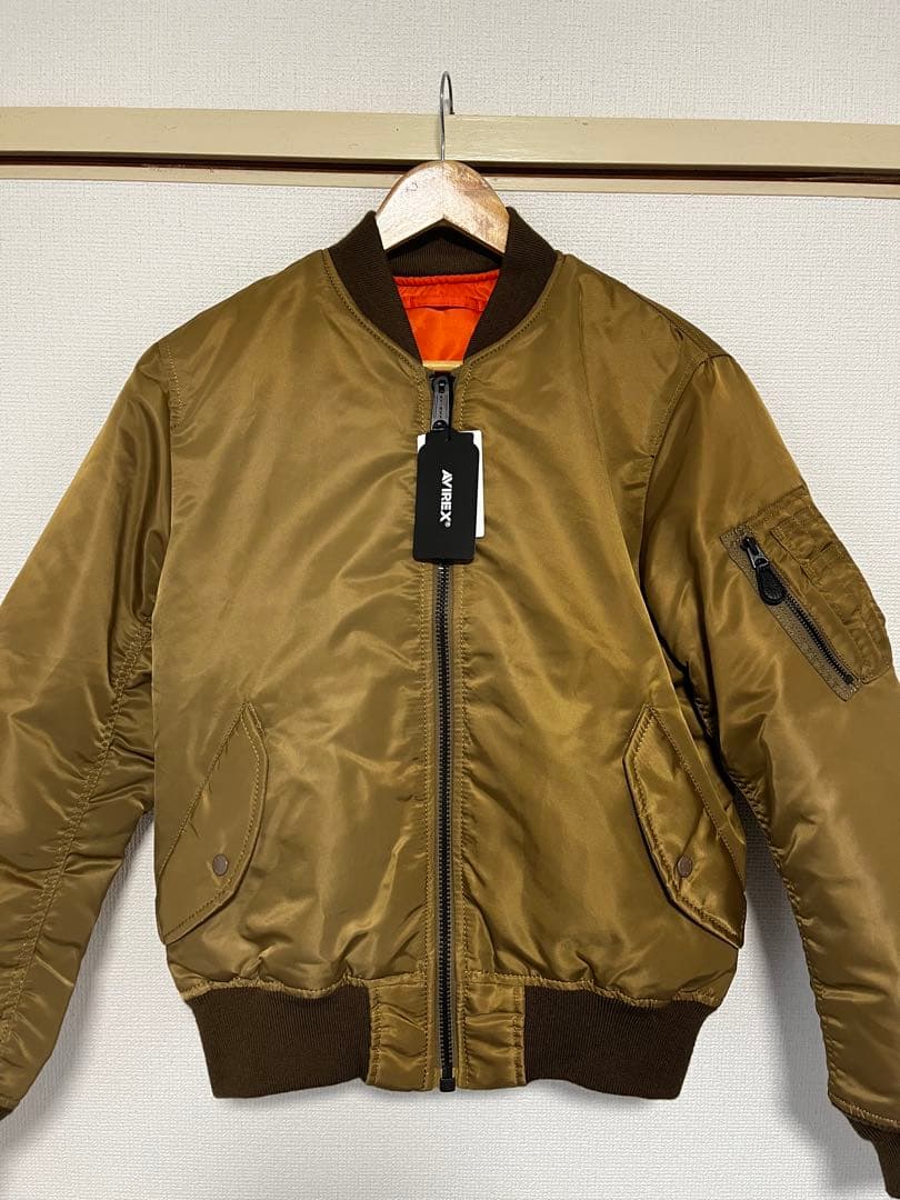 新品 AVIREX MA-1 フライトジャケット COMMERCIAL LOG