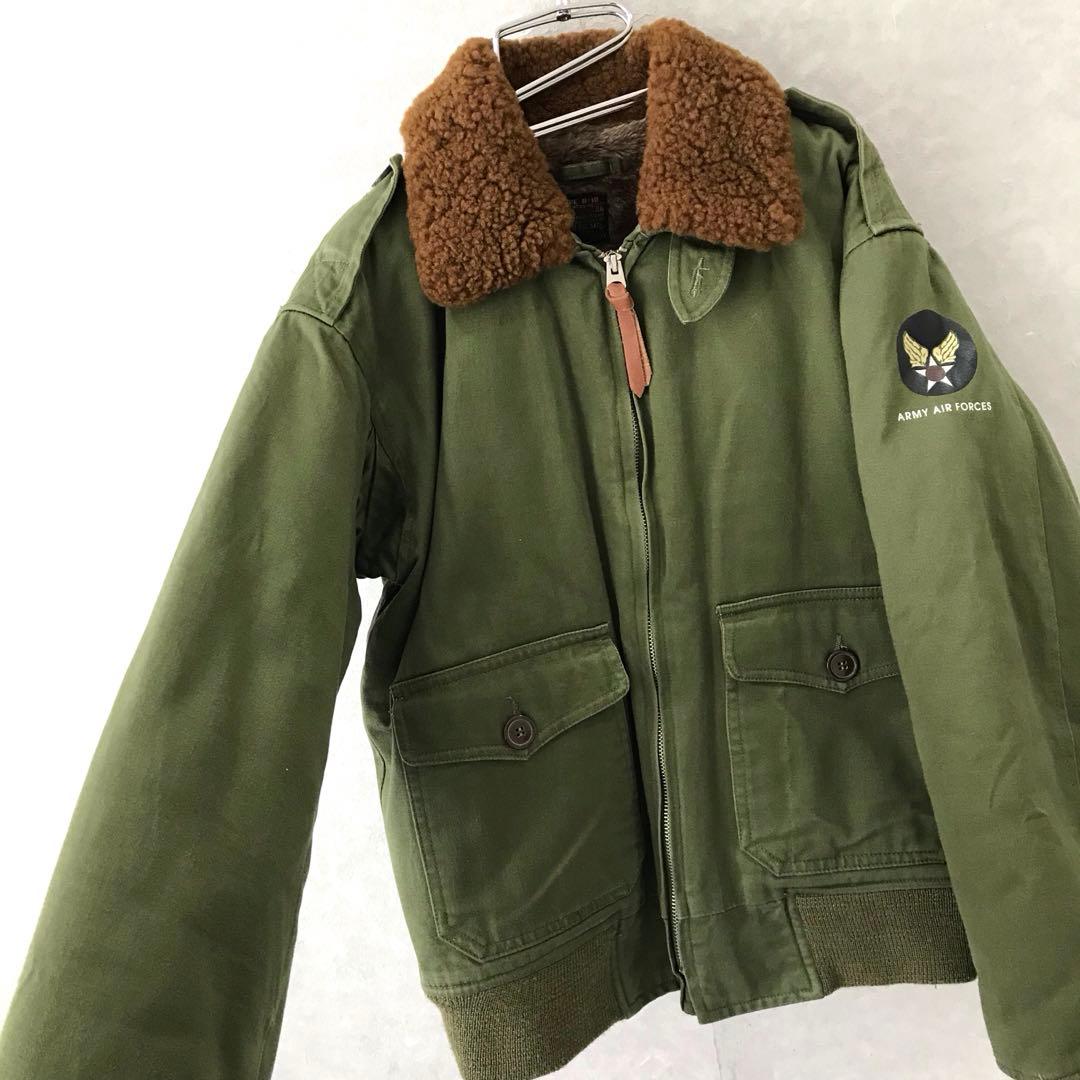 SESSLER MFG TYPE-B-10 デッキジャケット 丈短 カーキ 36