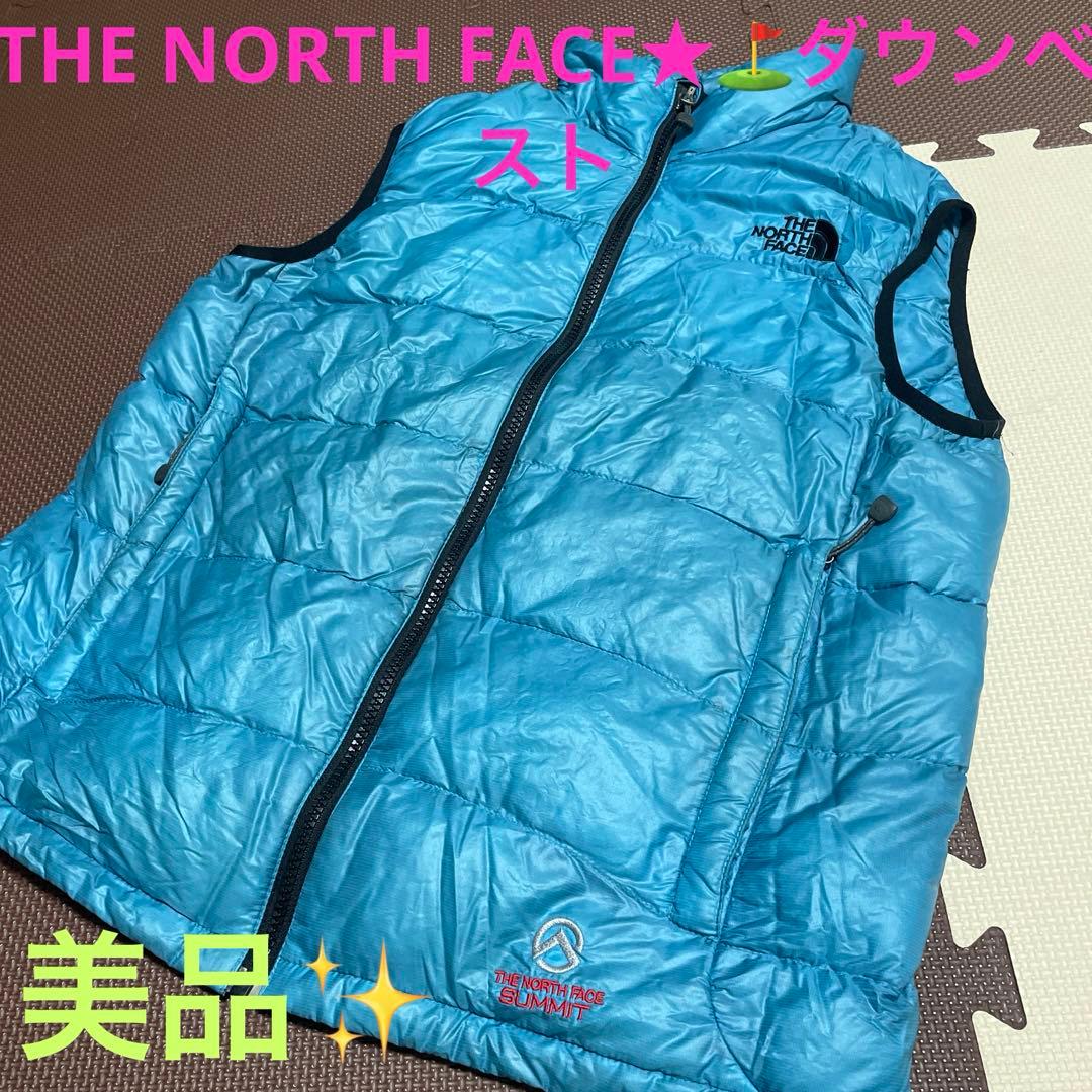 THE NORTH FACE★ダウンベスト★ブルー★ダウン72％ 蓄熱 人気商品