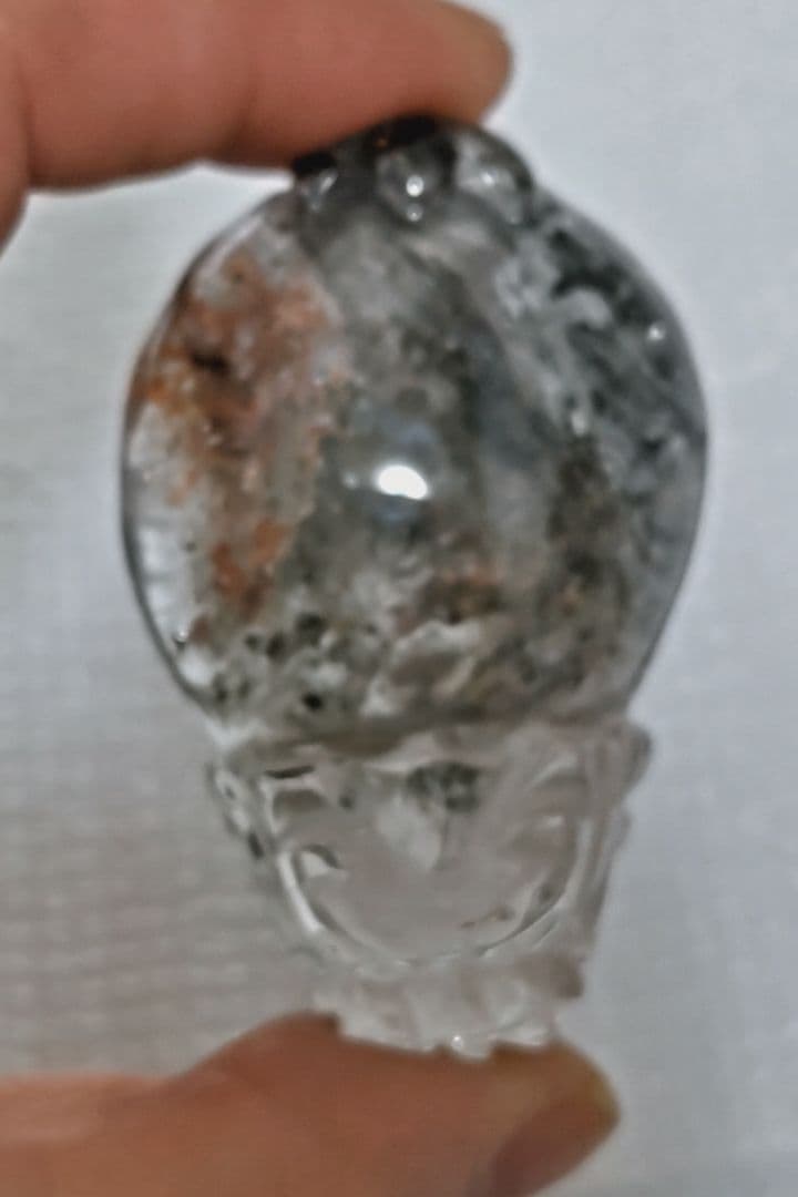 高級品ガーデンクォーツ置物　ロングイ　龍亀　風水　激安❗