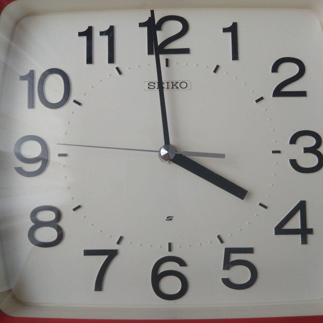 SEIKO 70sスペースエイジ 掛け時計 赤