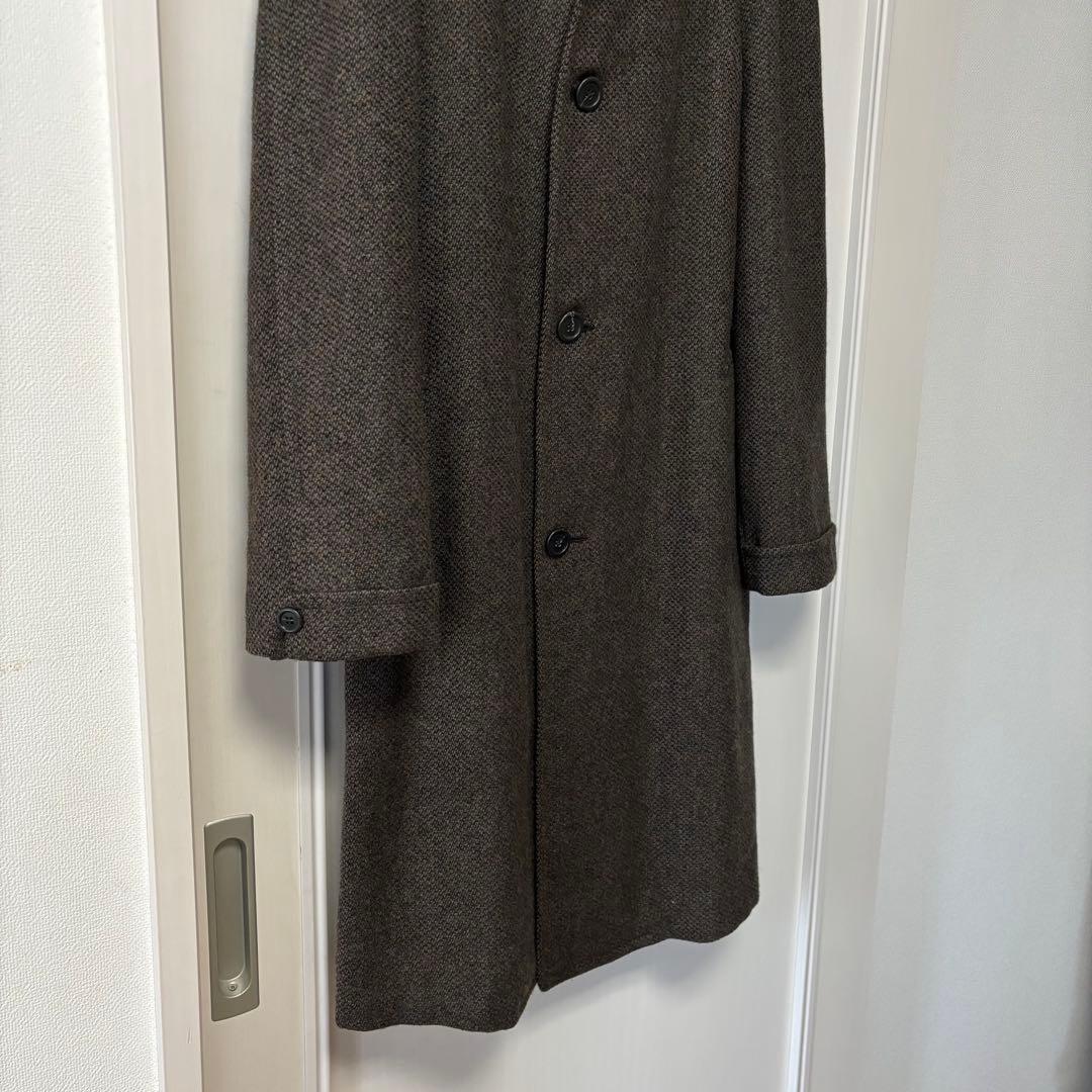 50's 〜 60'sウール　ツイード　ステンカラーコート　バルカラーコート