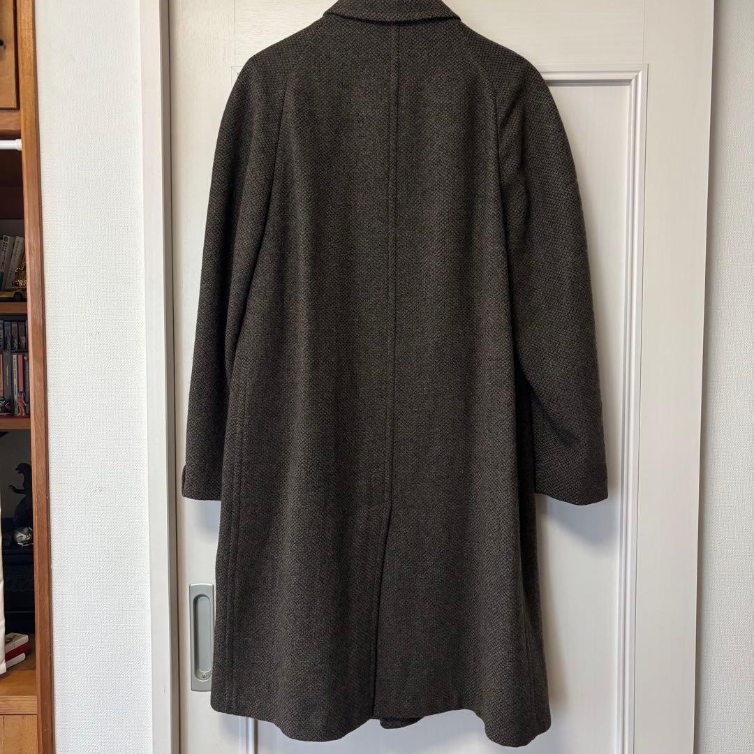 50's 〜 60'sウール　ツイード　ステンカラーコート　バルカラーコート