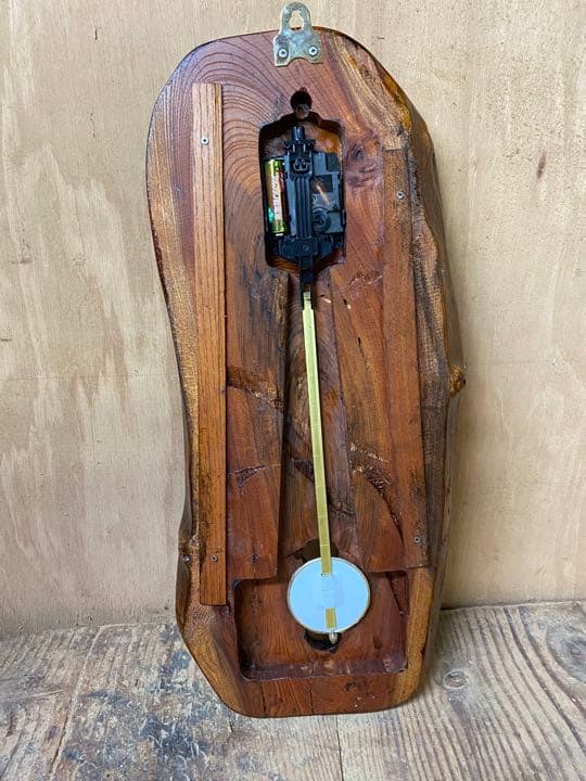 時計　オブジェ　木工　家具　壁掛け時計　インテリア　003