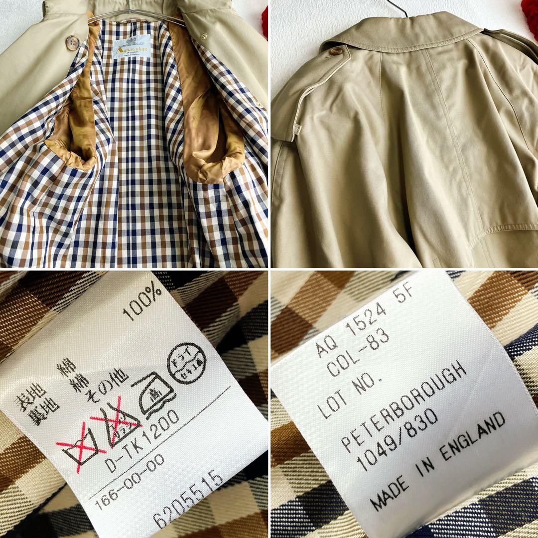 アクアスキュータム★ビッグシルエット トレンチコート PETERBOROUGH