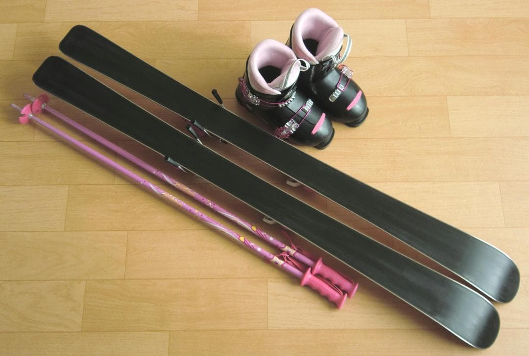 ■■送料無料■PURECONSCIOUS■子供用スキーセット■板120靴22■■