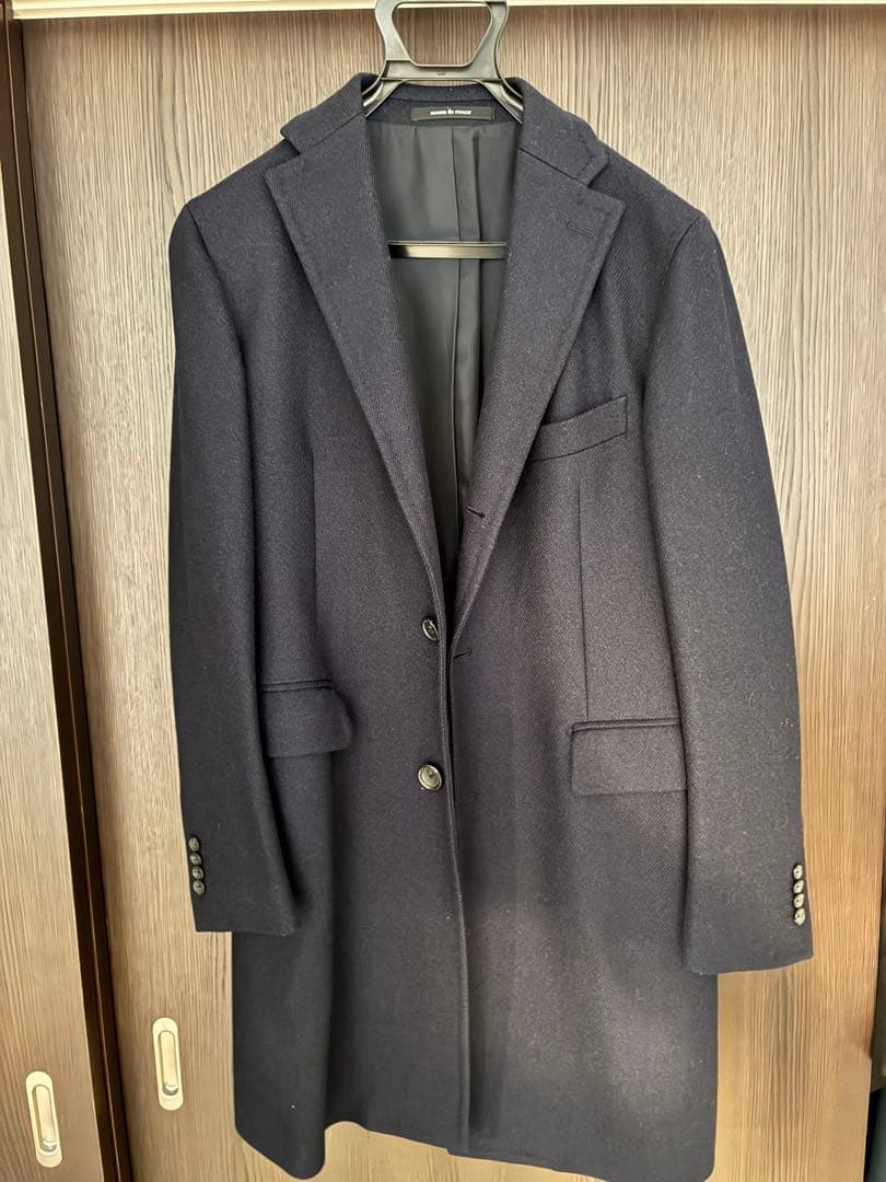 TAGLIATORE ネイビー チェスターコート　ビームス