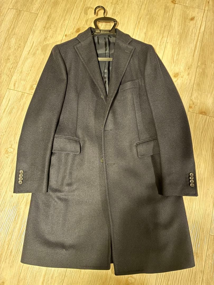 TAGLIATORE ネイビー チェスターコート　ビームス