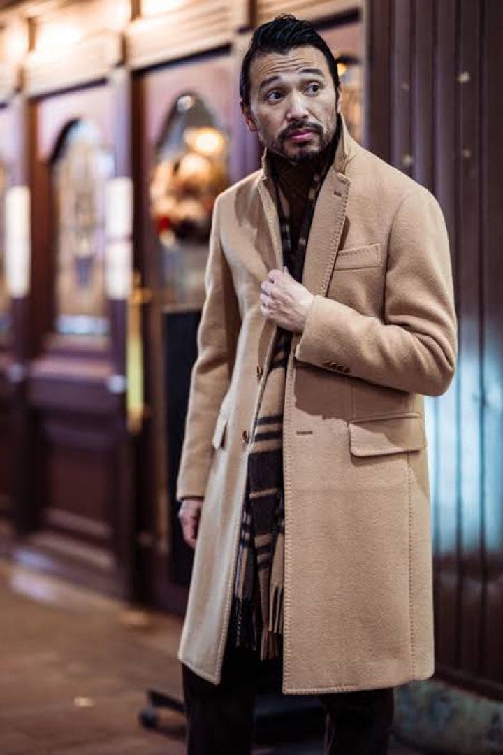 値下相談可⭐︎RING JACKET⭐︎キャメルチェスターフィールドコート50