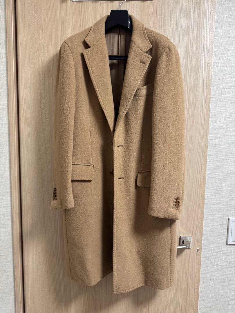 値下相談可⭐︎RING JACKET⭐︎キャメルチェスターフィールドコート50
