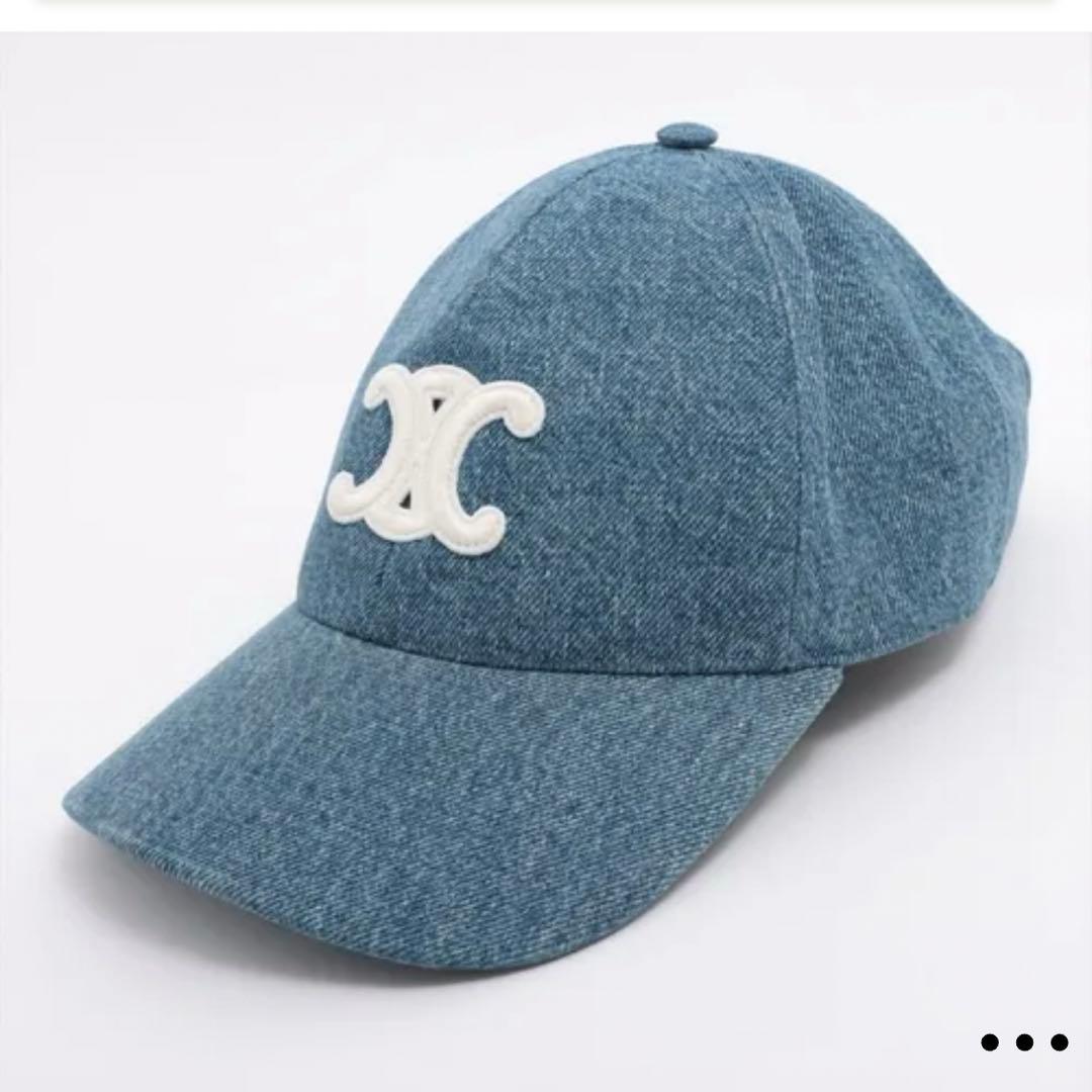 セリーヌ トリオンフベースボールキャップ M