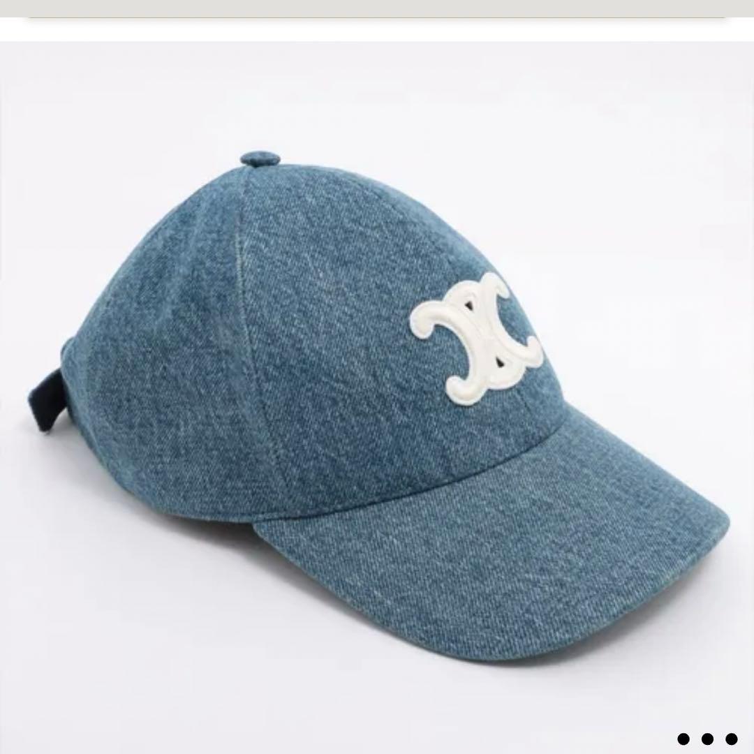 セリーヌ トリオンフベースボールキャップ M