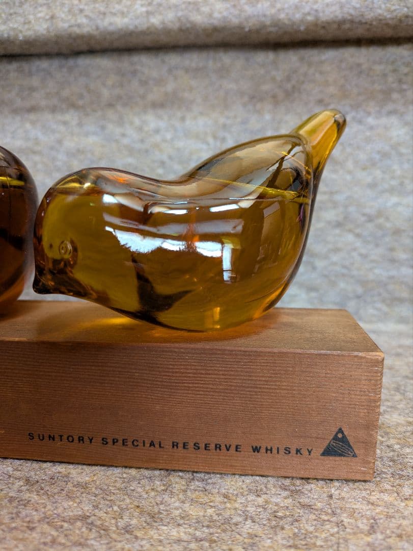 古酒サントリースペシャルリザーブ小鳥型100ml特級2個 エキスポ85つくば万博