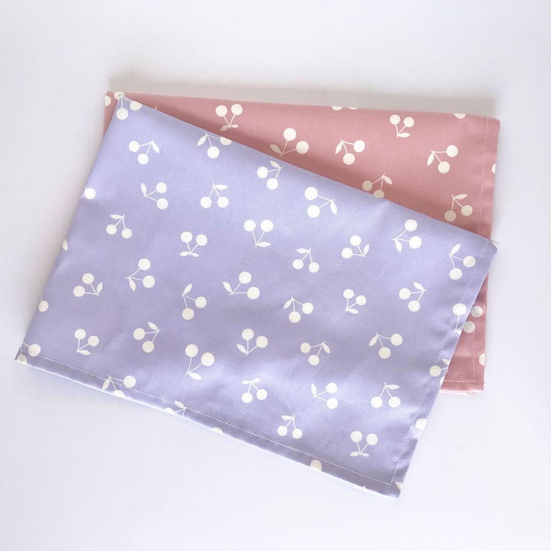 ＩＴＯＧＡ様　確認用　ランチョンマット　さくらんぼ　ピンク　パープル　45×64