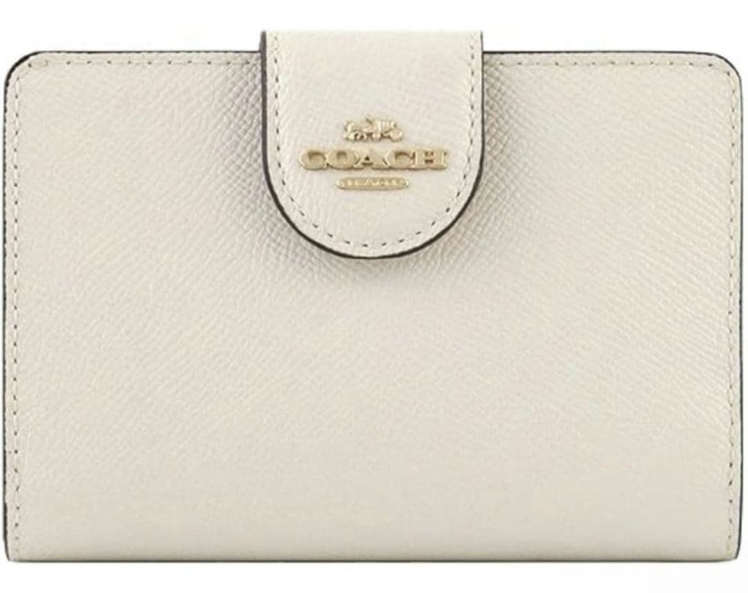 COACH 二つ折り財布 ホワイト