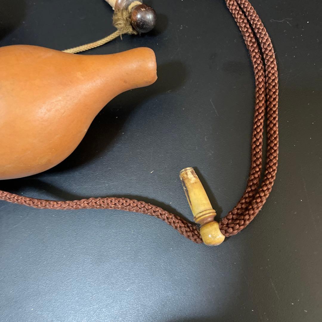 時代物　瓢箪水筒　ひょうたん　お茶入れ　銀口　茶道具　まとめて