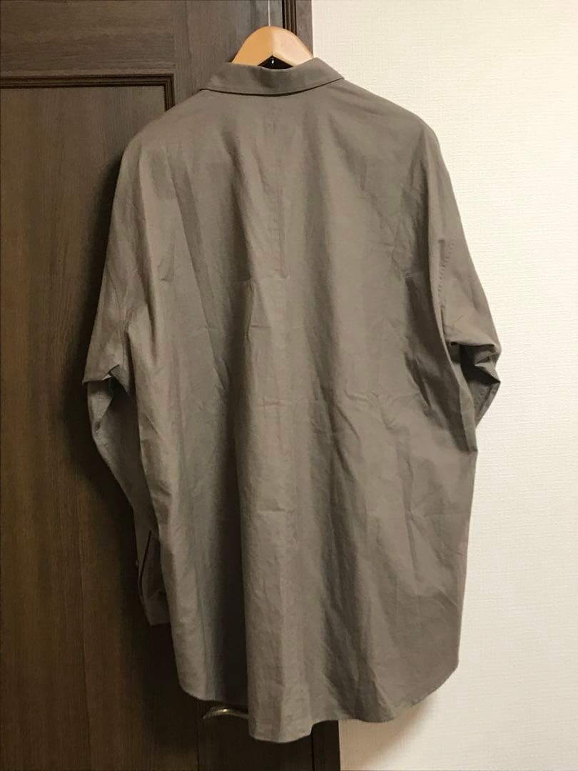 トップス ATON Cotton Cashmere Oxford Oversized
