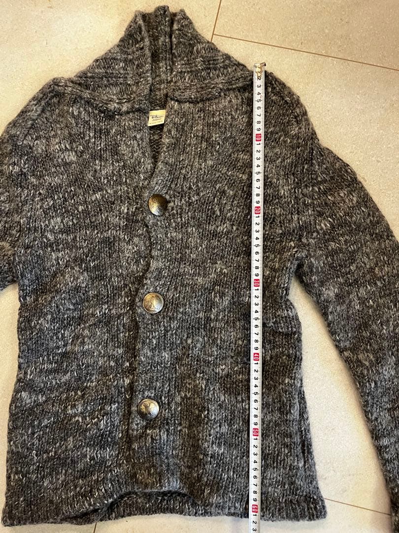 ロンハーマン　グレー ショールカーディガン　アルパカ