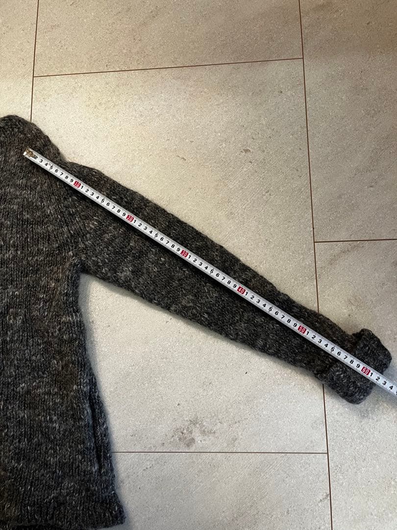 ロンハーマン　グレー ショールカーディガン　アルパカ