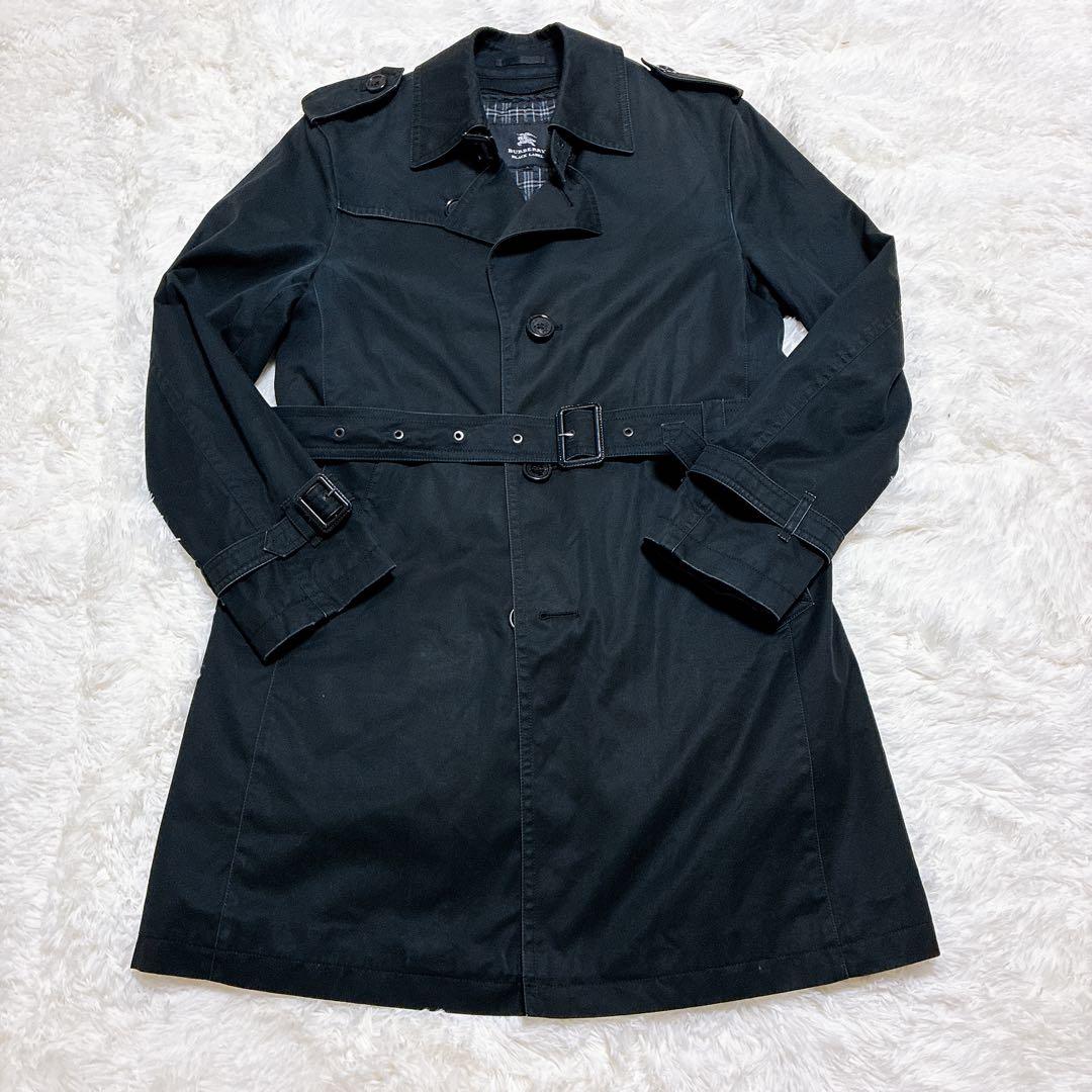 バーバリーブラックレーベル トレンチコート ノバチェック ライナー L