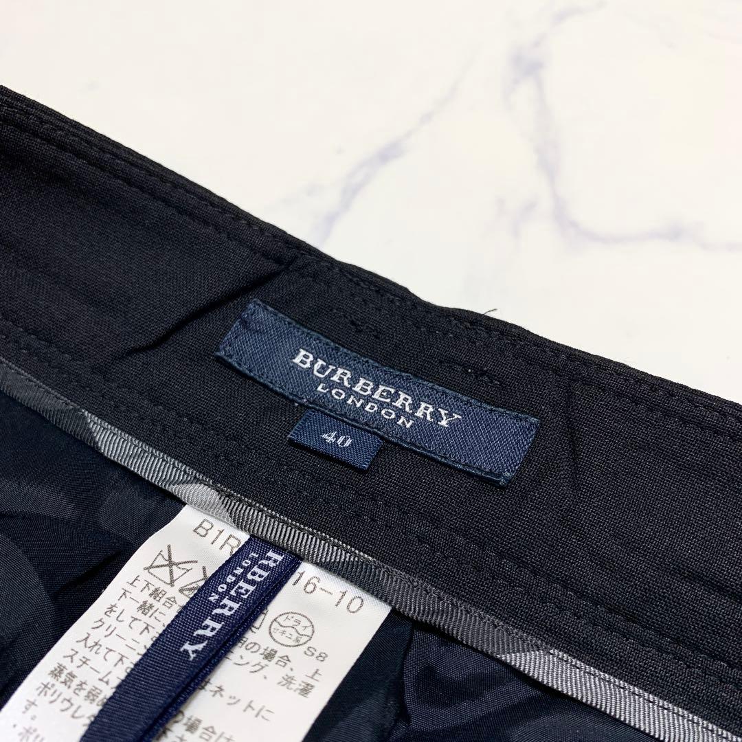 【希少Lサイズ】BURBERRY LONDON　パンツスーツ上下　ストレッチ