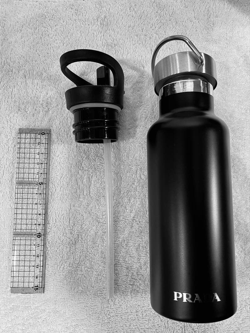 PRADA プラダ ステンレス水筒 500ml 黒