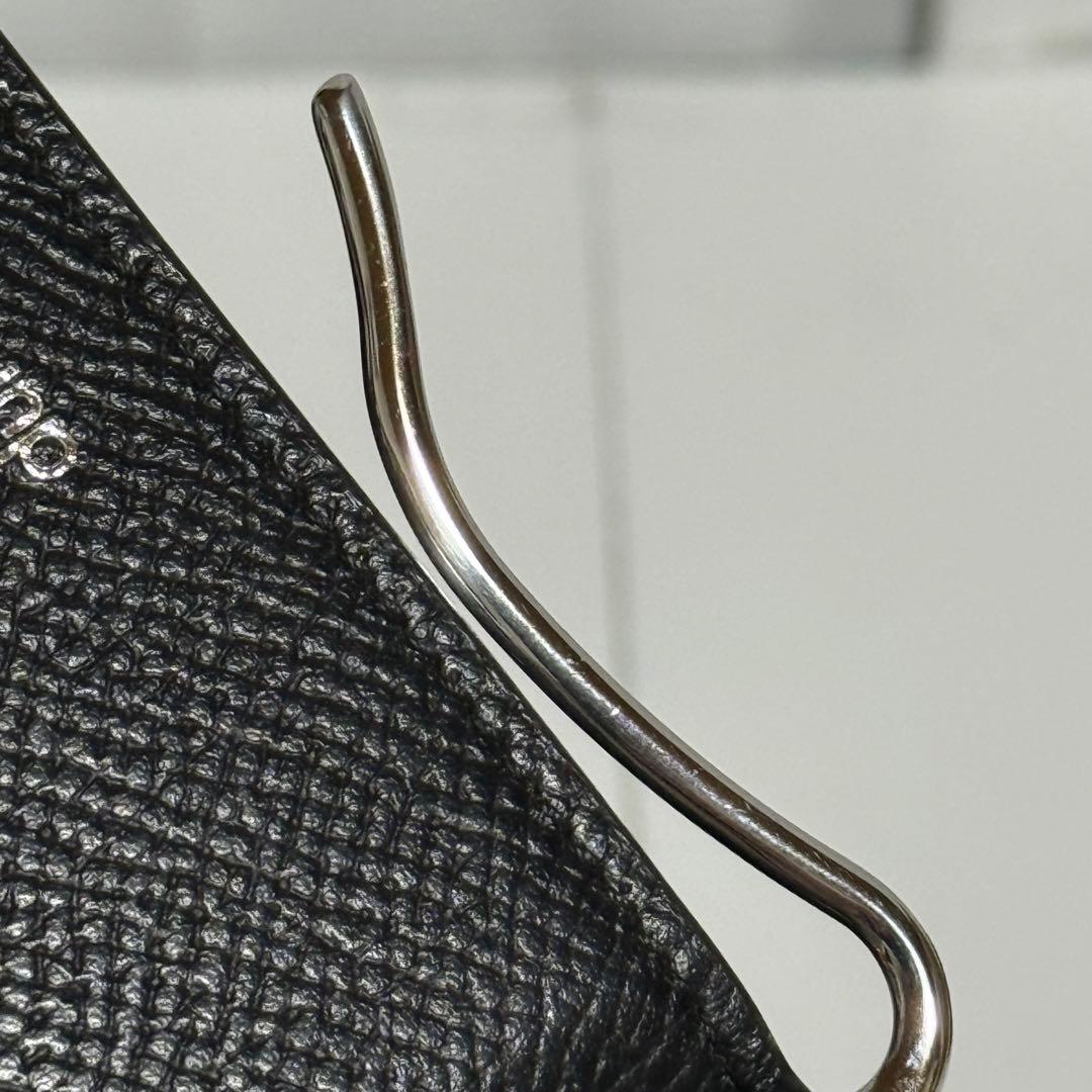 ⭐️未使用⭐️dunhill ダンヒル　マネークリップ　グレインレザー　　ブラック