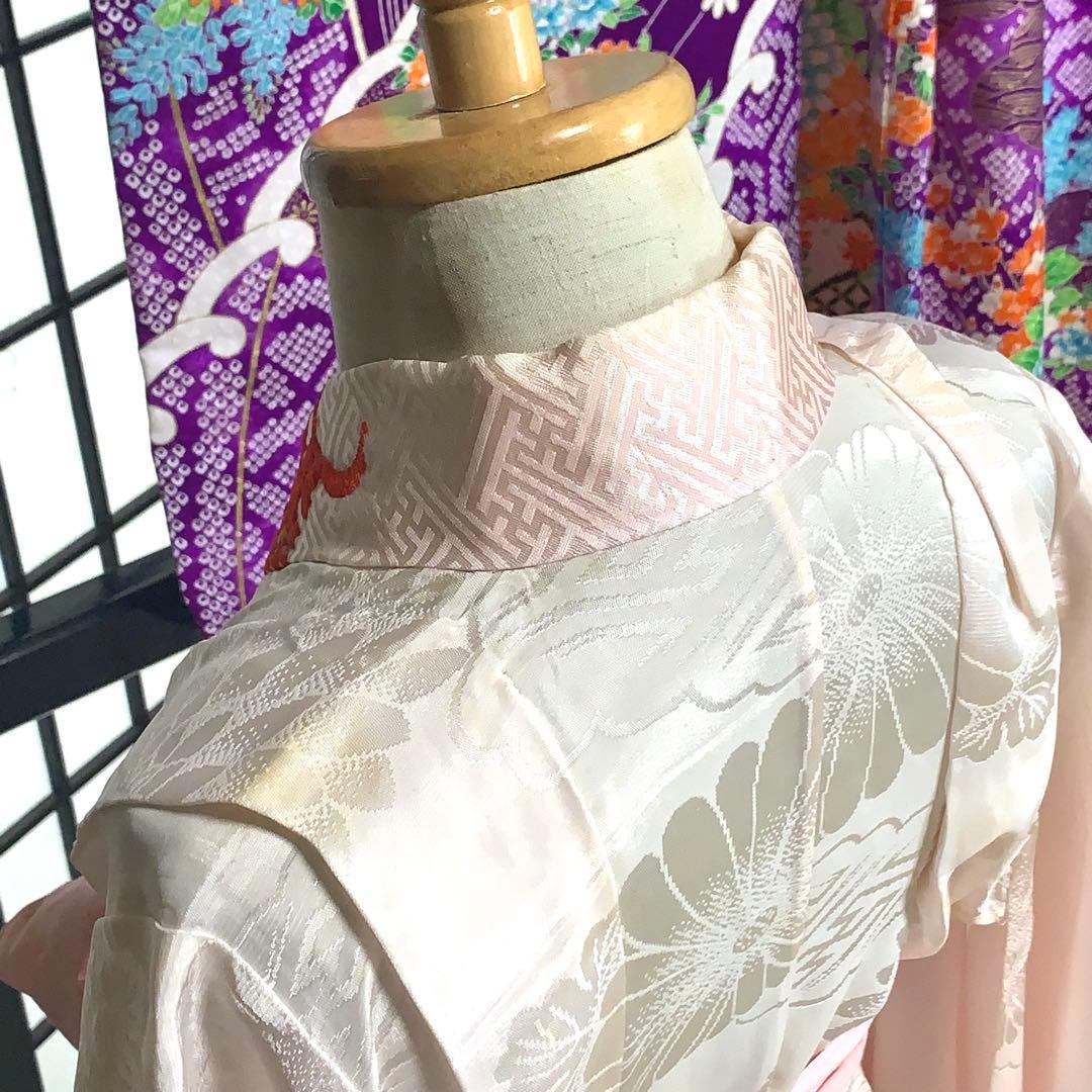 【美品】七五三フルセット　7歳　晴れ着　キッズ　子供　着物　身丈92cm 紫系