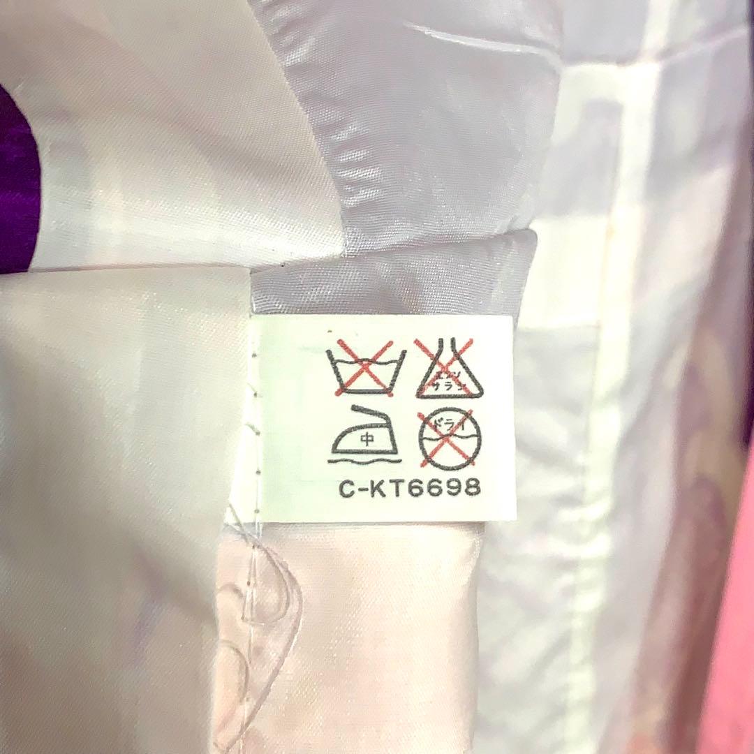 【美品】七五三フルセット　7歳　晴れ着　キッズ　子供　着物　身丈92cm 紫系