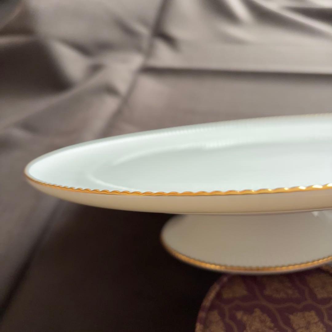 【入手困難稀少品】30cmケーキスタンド　ノリタケ ダイヤモンドコレクション金彩