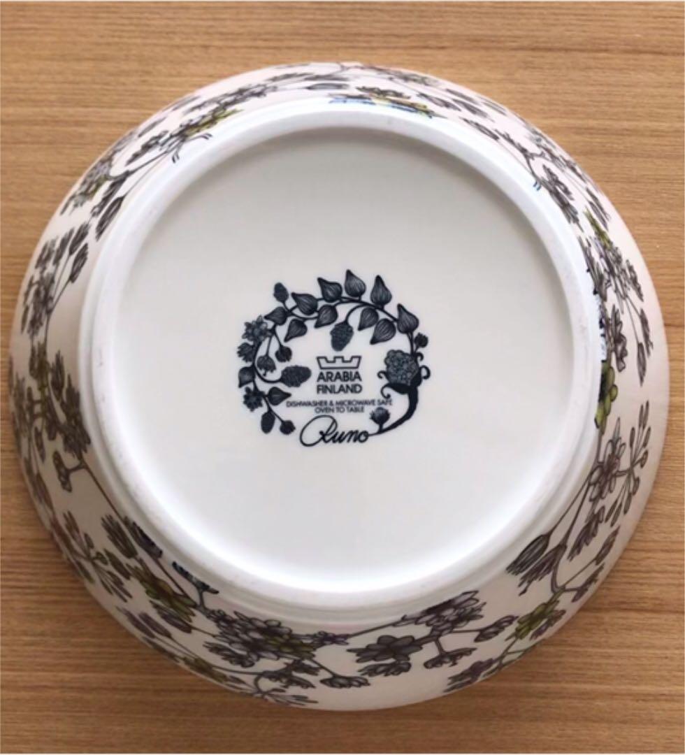 【廃盤】ARABIA Runo/ ルノ サマーレイ 27cm特大ボウル②