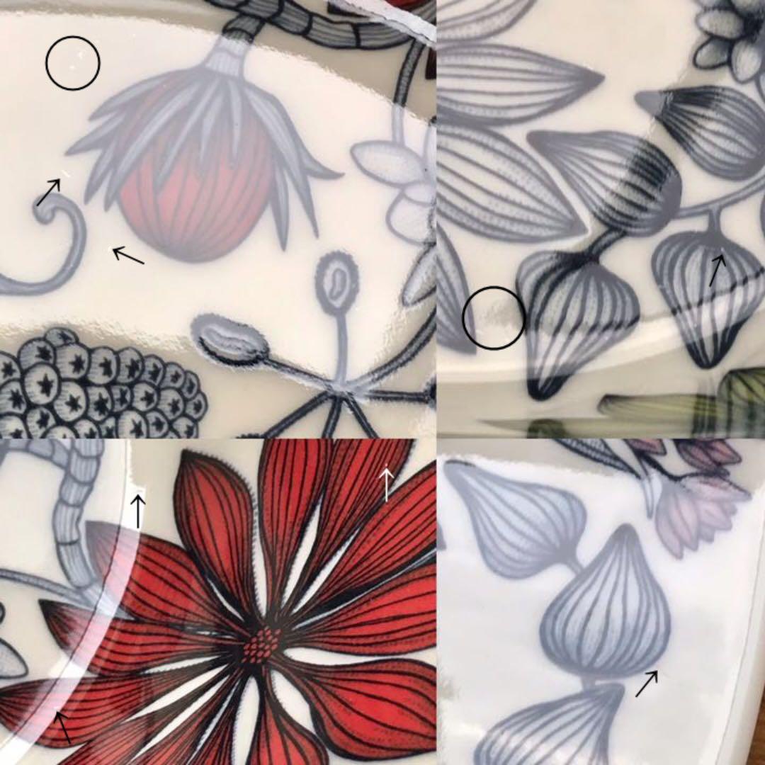 【廃盤】ARABIA Runo/ ルノ サマーレイ 27cm特大ボウル②