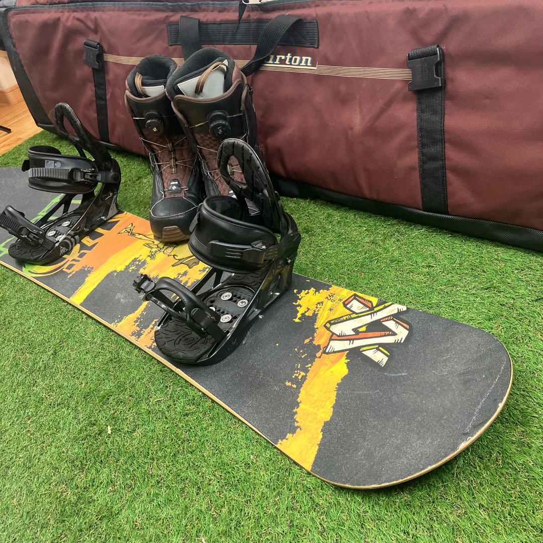 即乗り　スノーボードセット 152cm K2 HEADフォルクル27.5㎝