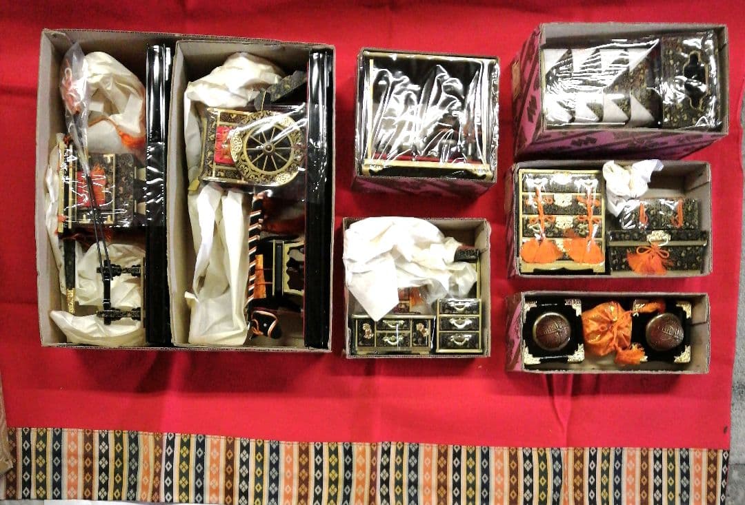 雛人形道具箱セット　35号弥生